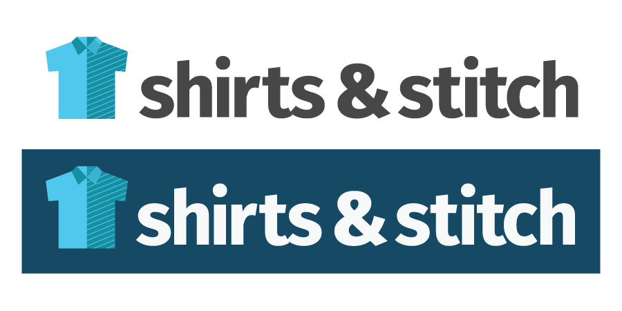 Shirts and Stitch logo design